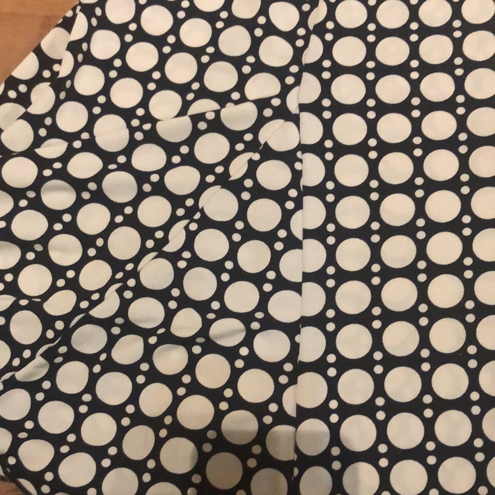 Black and Cream skater skirt circles Size M - Picture 5 of 7